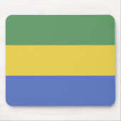 vlag van Gabon Muismat (Voorkant)