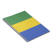 vlag van Gabon Notitieboek (Rechterzijde)