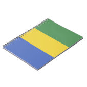 vlag van Gabon Notitieboek (Linkerzijde)
