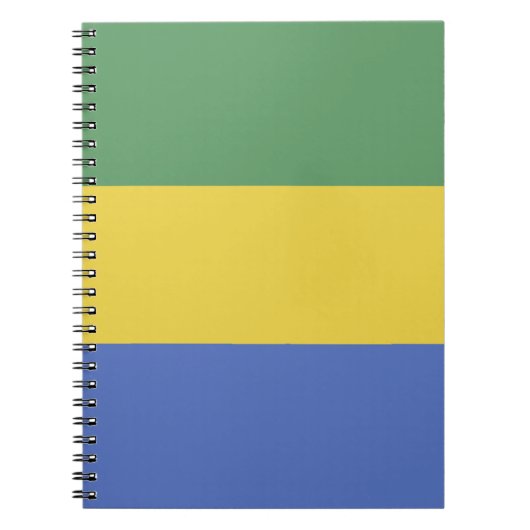 vlag van Gabon Notitieboek (Voorkant)
