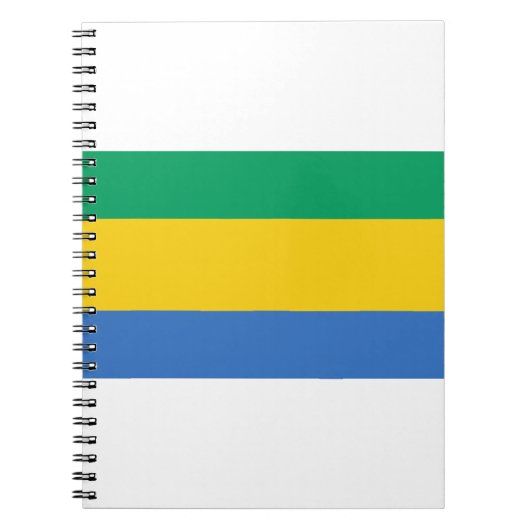 Vlag van Gabon Notitieboek (Voorkant)
