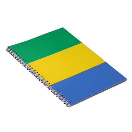 vlag van Gabon Notitieboek (Rechterzijde)