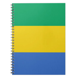 vlag van Gabon Notitieboek