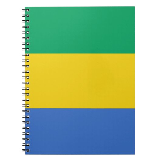 vlag van Gabon Notitieboek (Voorkant)