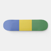 vlag van Gabon Persoonlijk Skateboard (Horizontaal)