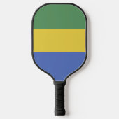 vlag van Gabon Pickleball Paddle (Voorkant)