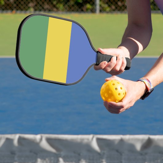 vlag van Gabon Pickleball Paddle (Insitu)