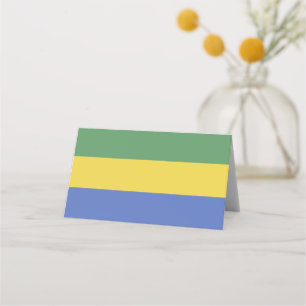 Vlag van Gabon Plaatskaartje
