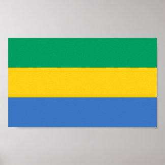 Vlag van Gabon Poster