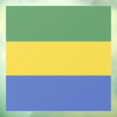 vlag van Gabon Raamsticker (Vel 3)