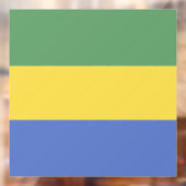 vlag van Gabon Raamsticker (Vel 2)
