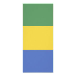 vlag van Gabon Reclamekaart