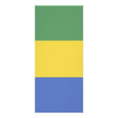 vlag van Gabon Reclamekaart (Achterkant)