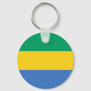 Vlag van Gabon Sleutelhanger