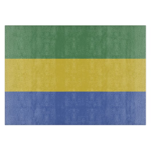 vlag van Gabon Snijplank (Voorkant)