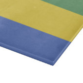 vlag van Gabon Snijplank (Hoek)