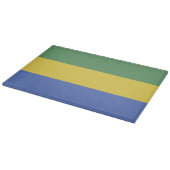 vlag van Gabon Snijplank (Hoek)