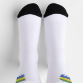 vlag van Gabon Sokken (Top)