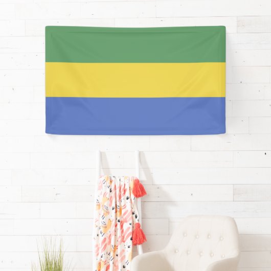vlag van Gabon Spandoek (Insitu)
