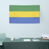 vlag van Gabon Spandoek (Beurs)