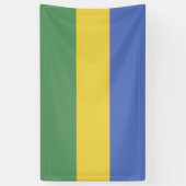 vlag van Gabon Spandoek (Verticaal)