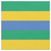 Vlag van Gabon Stof (Close Up)