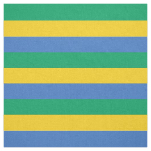 Vlag van Gabon Stof (Swatch)