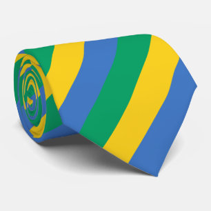Vlag van Gabon Stropdas