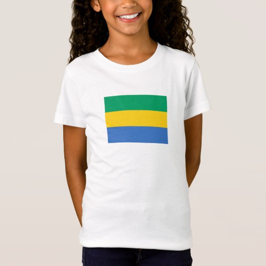 Vlag van Gabon T-shirt (Voorkant)