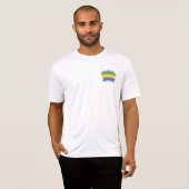 vlag van Gabon T-shirt (Voorkant volledig)