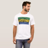 Vlag van Gabon T-shirt (Voorkant volledig)