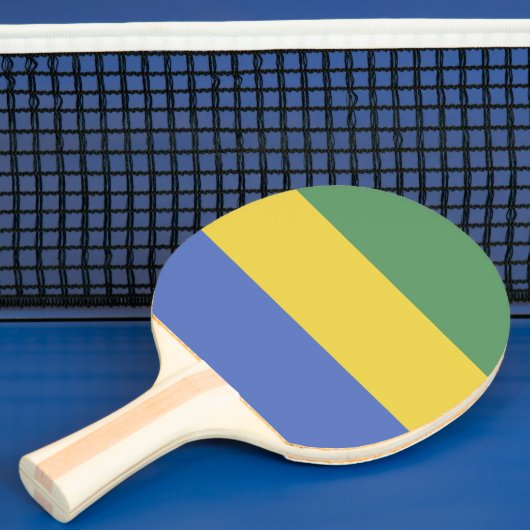 vlag van Gabon Tafeltennisbatje (Insitu)