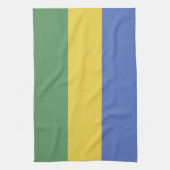 vlag van Gabon Theedoek (Verticaal)