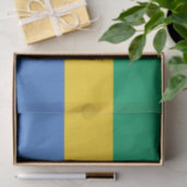 Vlag van Gabon Tissuepapier (Geschenk)