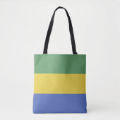 Vlag van Gabon Tote Bag (Voorkant)