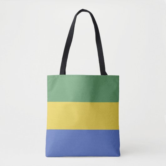 Vlag van Gabon Tote Bag (Voorkant)