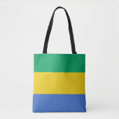 vlag van Gabon Tote Bag (Voorkant)