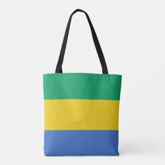 vlag van Gabon Tote Bag (Achterkant)