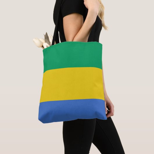 vlag van Gabon Tote Bag (Dichtbij)
