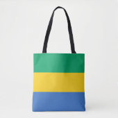 Vlag van Gabon Tote Bag (Voorkant)