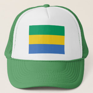 Vlag van Gabon Trucker Pet