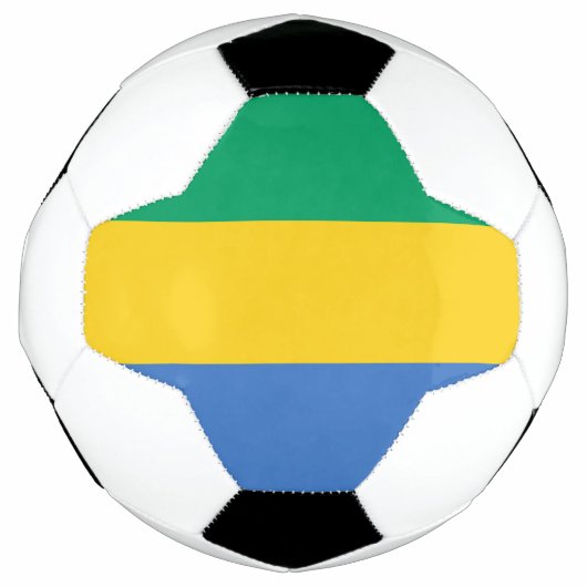 Vlag van Gabon Voetbal (Voorkant)