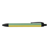vlag van Gabon Zwarte Inkt Pen (Bovenkant)