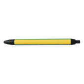Vlag van Gabon Zwarte Inkt Pen (Voorkant)