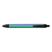 Vlag van Gabon Zwarte Inkt Pen (Achterkant)