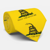 Vlag van Gadsden - Leer me niet aan Stropdas (Opgerold)