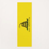 Vlag van Gadsden (niet op mij lezen) (Rattlesnake) Yogamat (Voorkant)