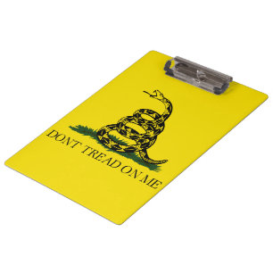 Vlag van Gadsden (niet op mij lezen) (slangenvlag) Klembord