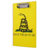 Vlag van Gadsden (niet op mij lezen) (slangenvlag) Klembord (Links)