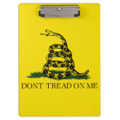 Vlag van Gadsden (niet op mij lezen) (slangenvlag) Klembord (Voorkant)